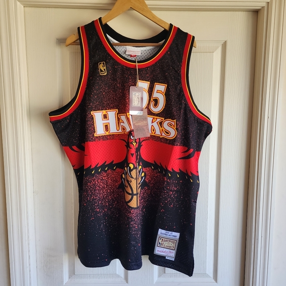 Dikembe Mutombo Atlanta Hawks Mitchell & Ness NBA 1996-1997 Authentic Jersey HWC - Picture 1 of 8